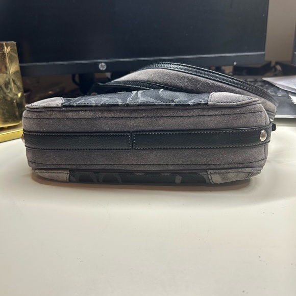 Coach Black and Dark Gray Shoulder Bag - Picture 4 of 4